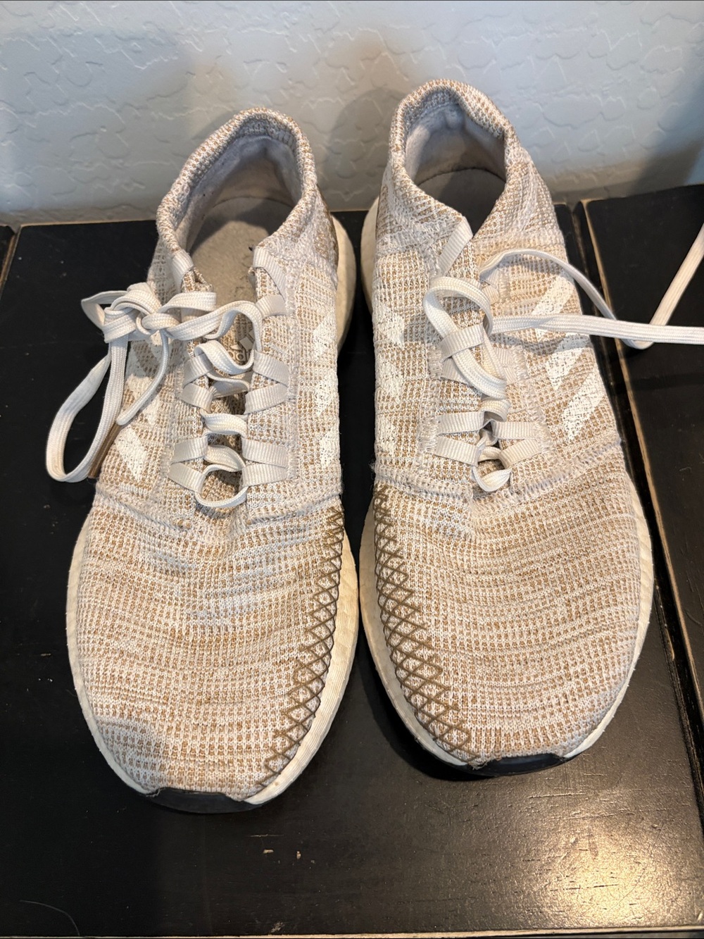 Light Beige Knit woman’s Athletic Sneakers